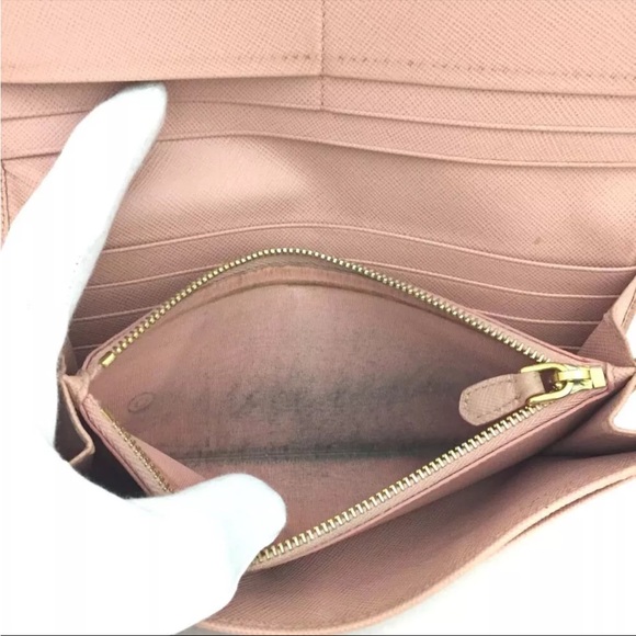 PRADA Saffiano Leather Long Bifold Wallet - Picture 7 of 8